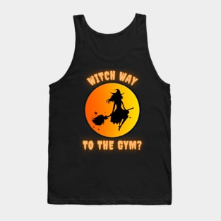 Halloween Witch Gym Tank Top